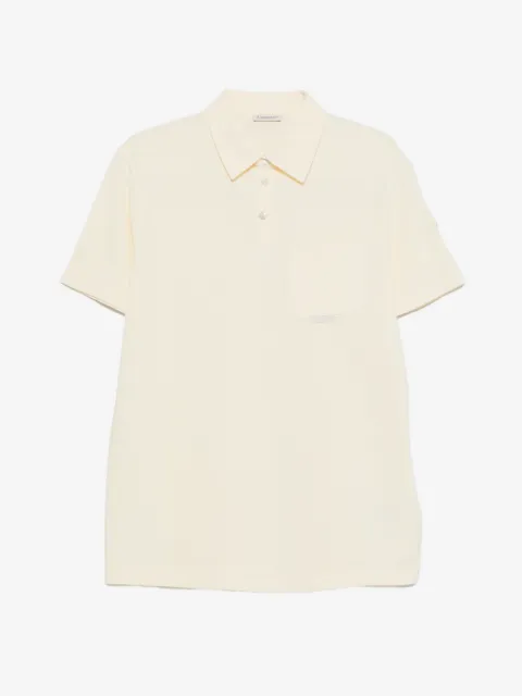 Moncler logo-patch polo shirt