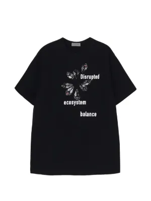 yohji Yamamoto hommeブラック アシンメトリック Tシャツ Yohji Yamamoto アシンメトリー Tシャツ | ブラック | FARFETCH JP
