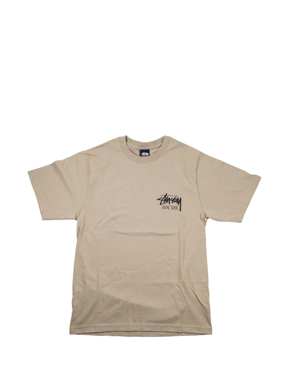 Stüssy logo-print T-shirt - Toni neutri