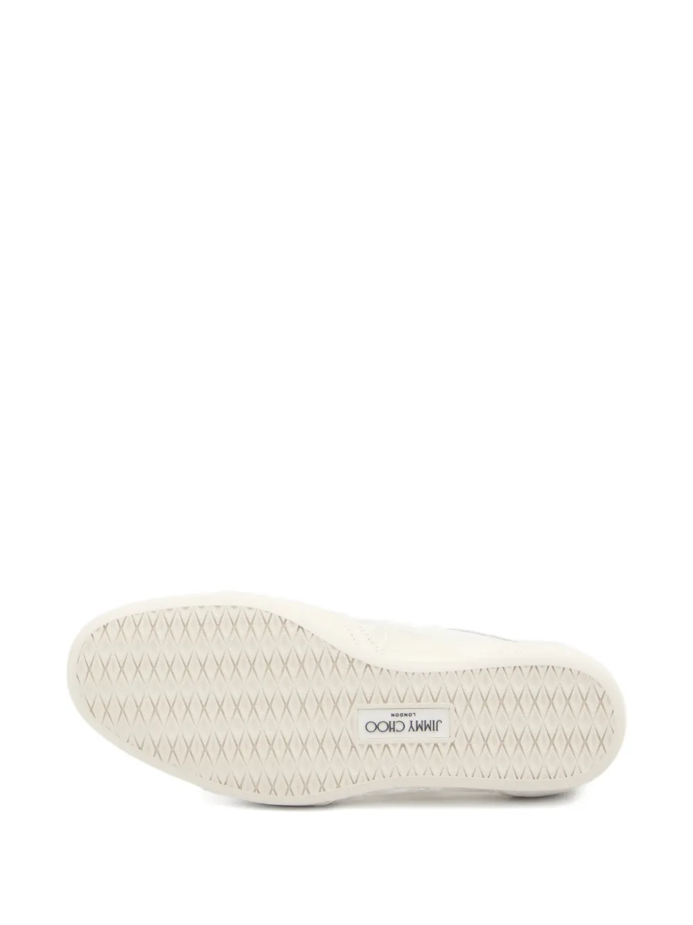 Jimmy Choo lace-detail sneakers Wit