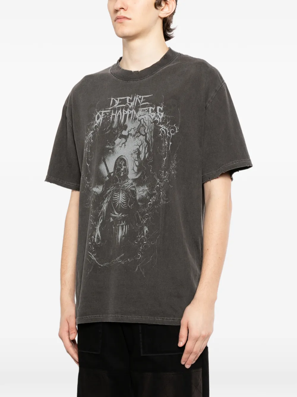  Warman Graphic-print T-shirt - Grey 
