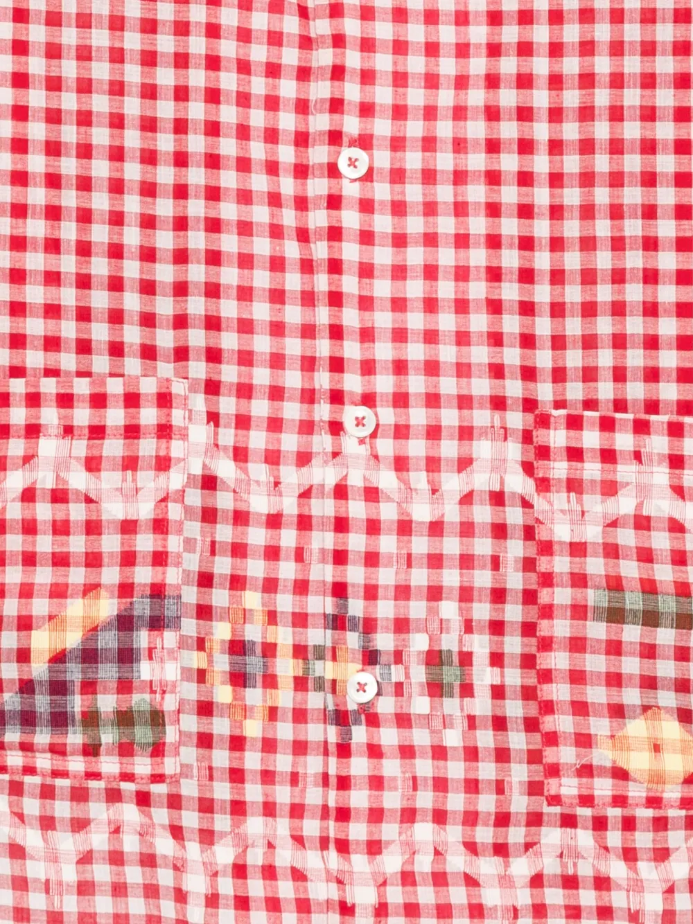  Baziszt Checked Embroidered Shirt 