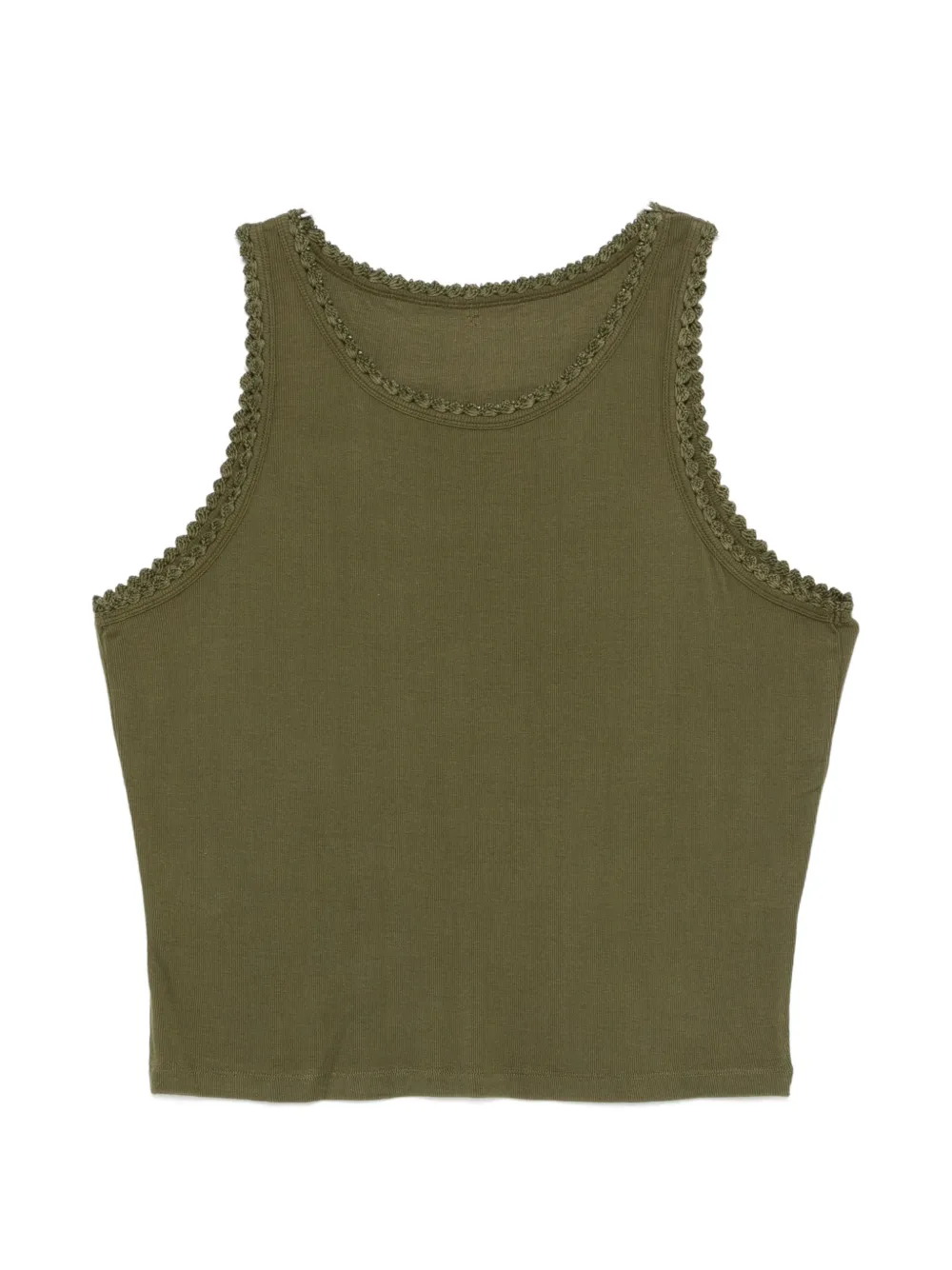Baziszt round-neck sleeveless tank top - Verde