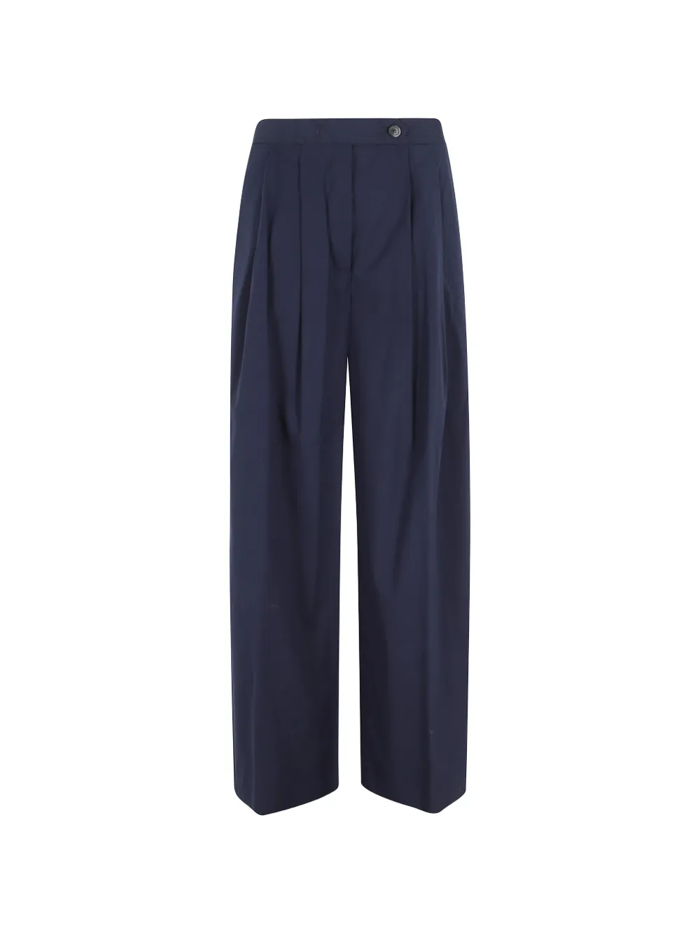 Semicouture Camelia pleated trousers - Blu