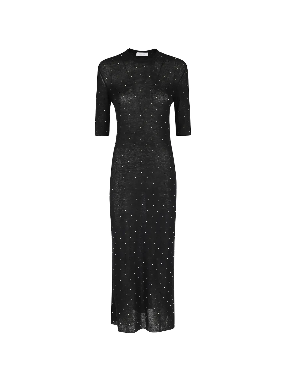 Rabanne embellishment-detail maxi dress - Nero