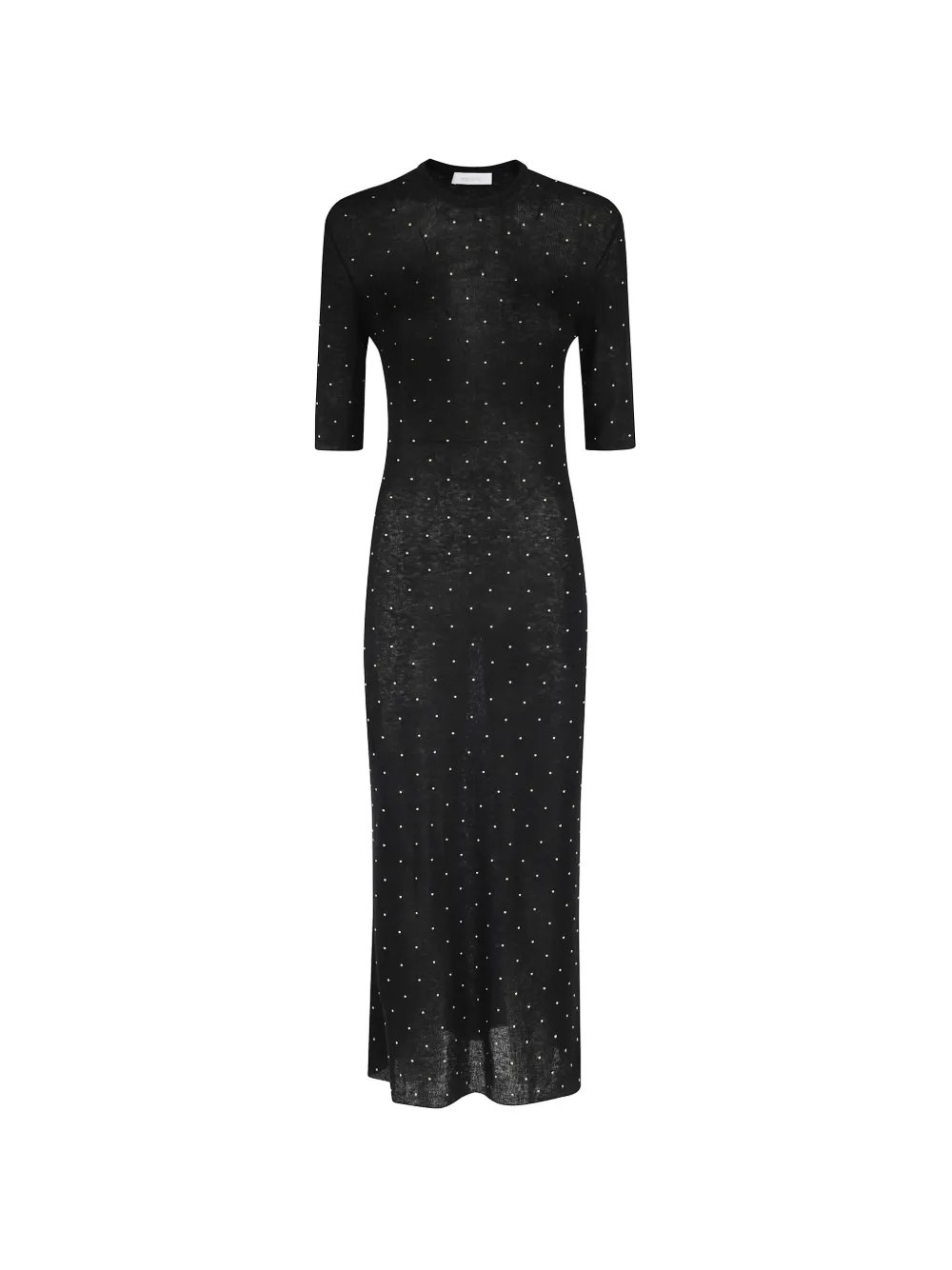 Rabanne embellishment-detail maxi dress - Nero