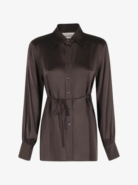 Semicouture Juana tie waist shirt
