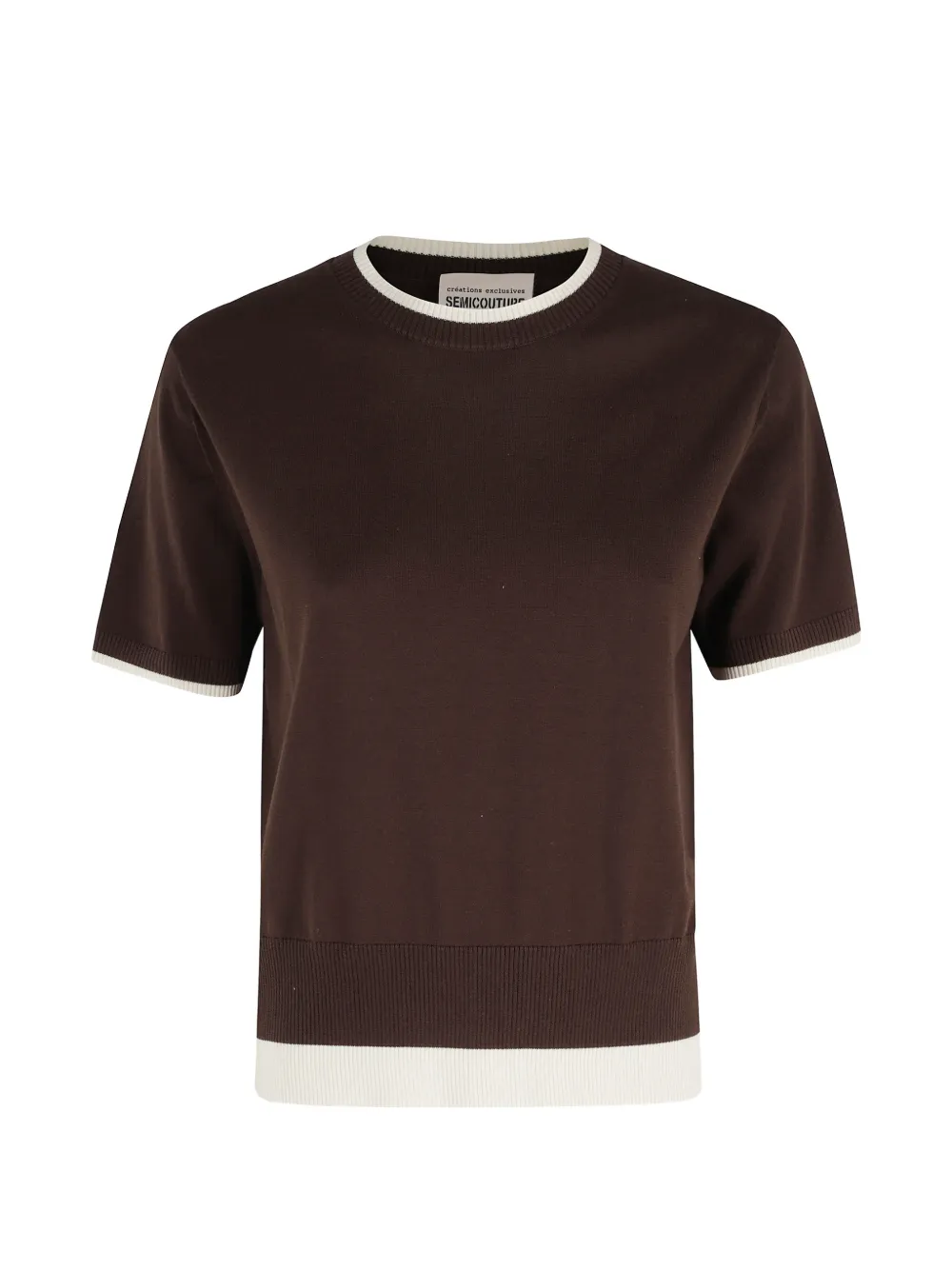 Semicouture Leya T-shirt - Braun
