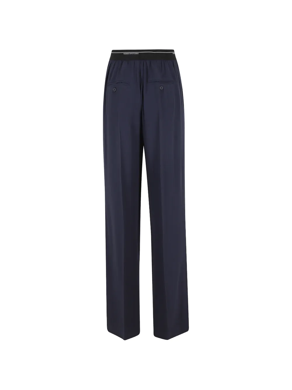  Semicouture Nayara Elasticated-waist Trousers - Blue 
