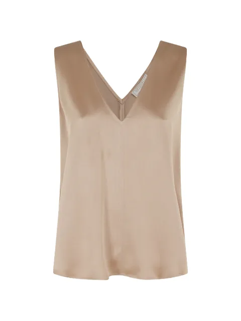 Antonelli v-neck sleeveless blouse
