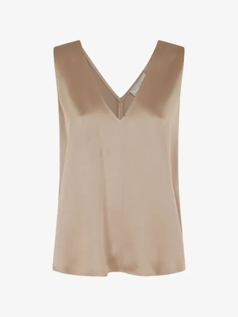 Antonelli v-neck sleeveless blouse