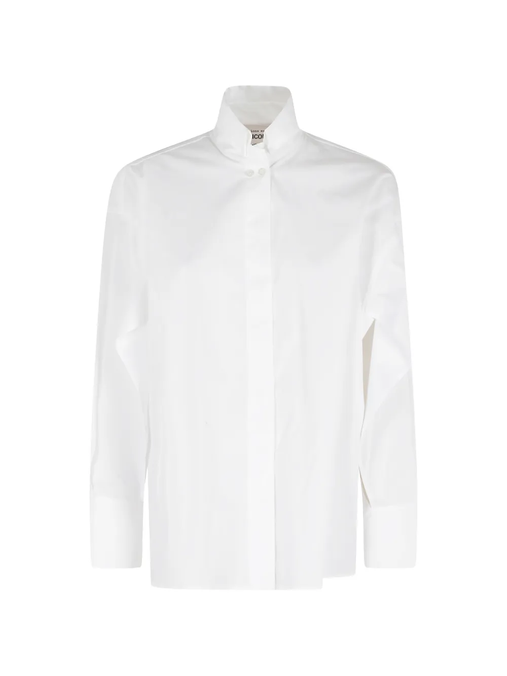 Semicouture Juana open back shirt - Bianco