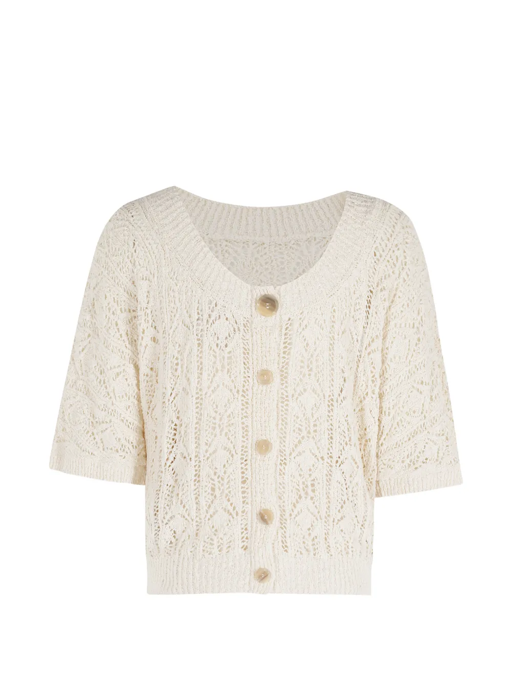 Semicouture buttoned sweater - Toni neutri