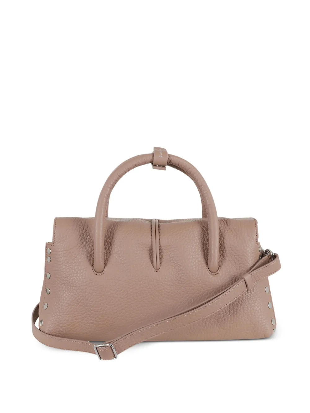 Zanellato Kleine Dotta shopper verfraaid met studs Bruin