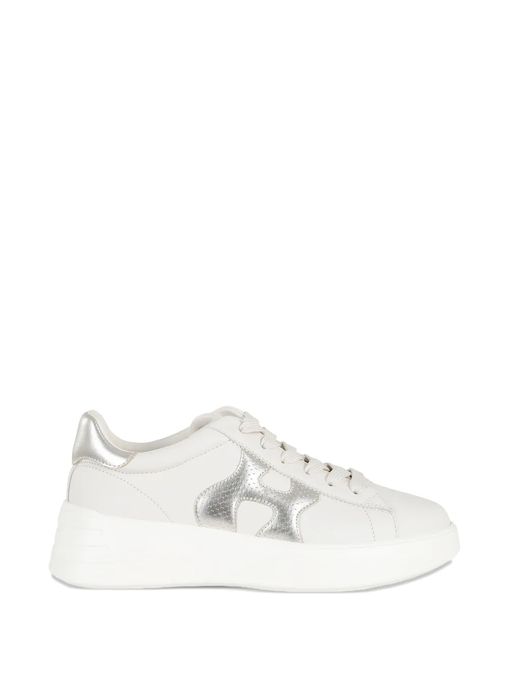 Hogan metallic-appliqué sneakers - Toni neutri