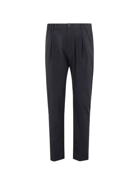 Herno logo-plaque pleated trousers