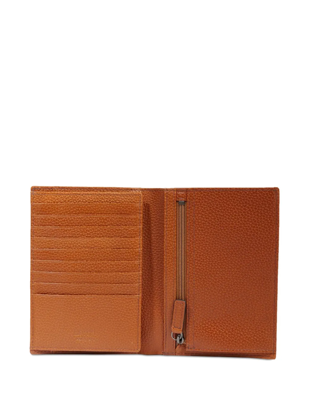 Lancel Driver 9CC leren portemonnee met rits Bruin