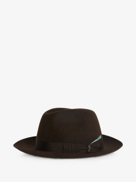 Pal Zileri x Borsalino Federico grosgrain-trim fedora hat