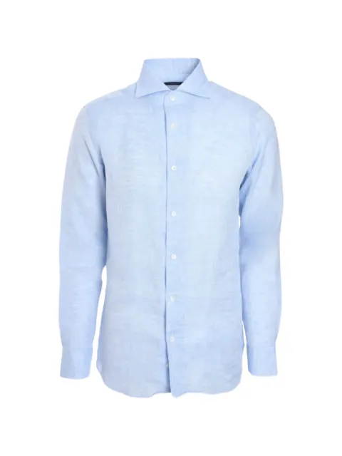 Tombolini spread-collar long-sleeve shirt