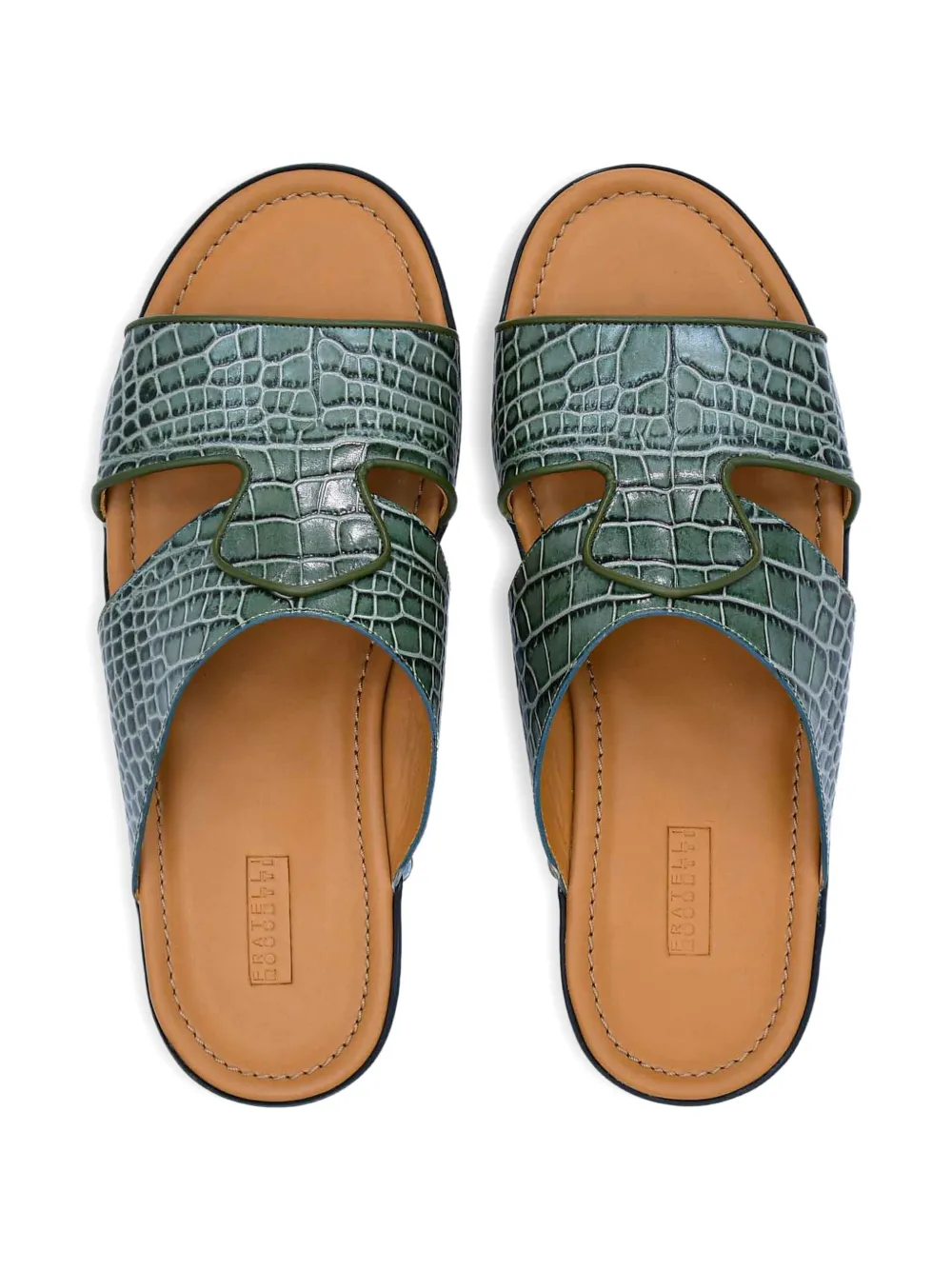 Fratelli Rossetti Sandalen met uitgesneden effect Groen