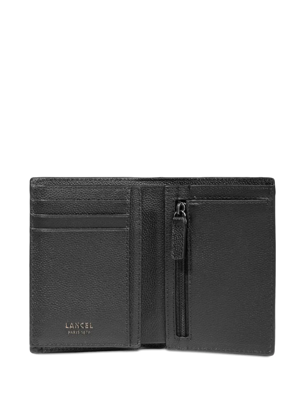 Lancel CHARLIE leren portemonnee Zwart