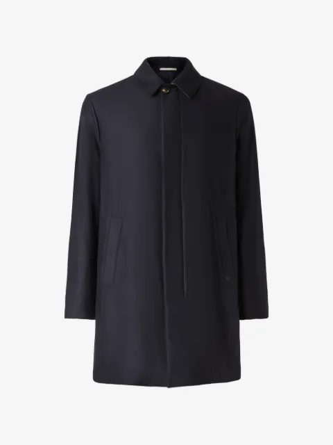 Pal Zileri concealed-front raincoat