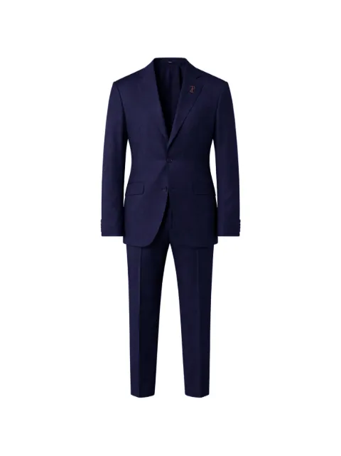 Pal Zileri logo-plaque wool suit