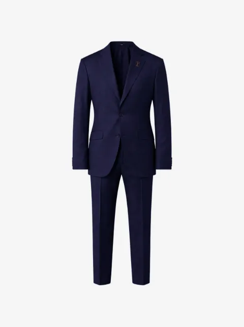 Pal Zileri logo-plaque wool suit