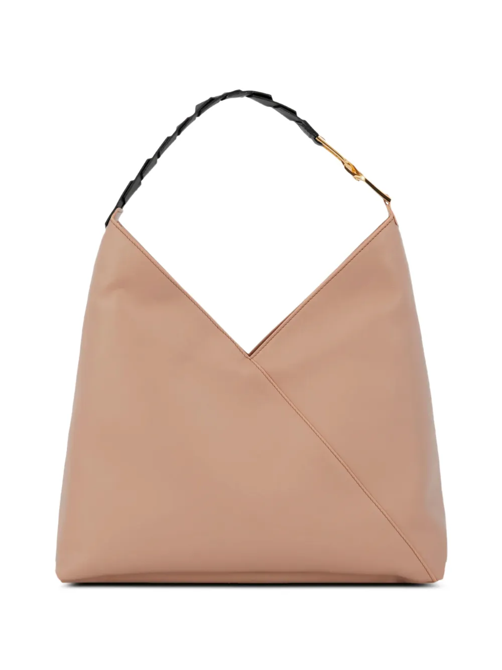 Lancel braided handle shoulder bag - Toni neutri