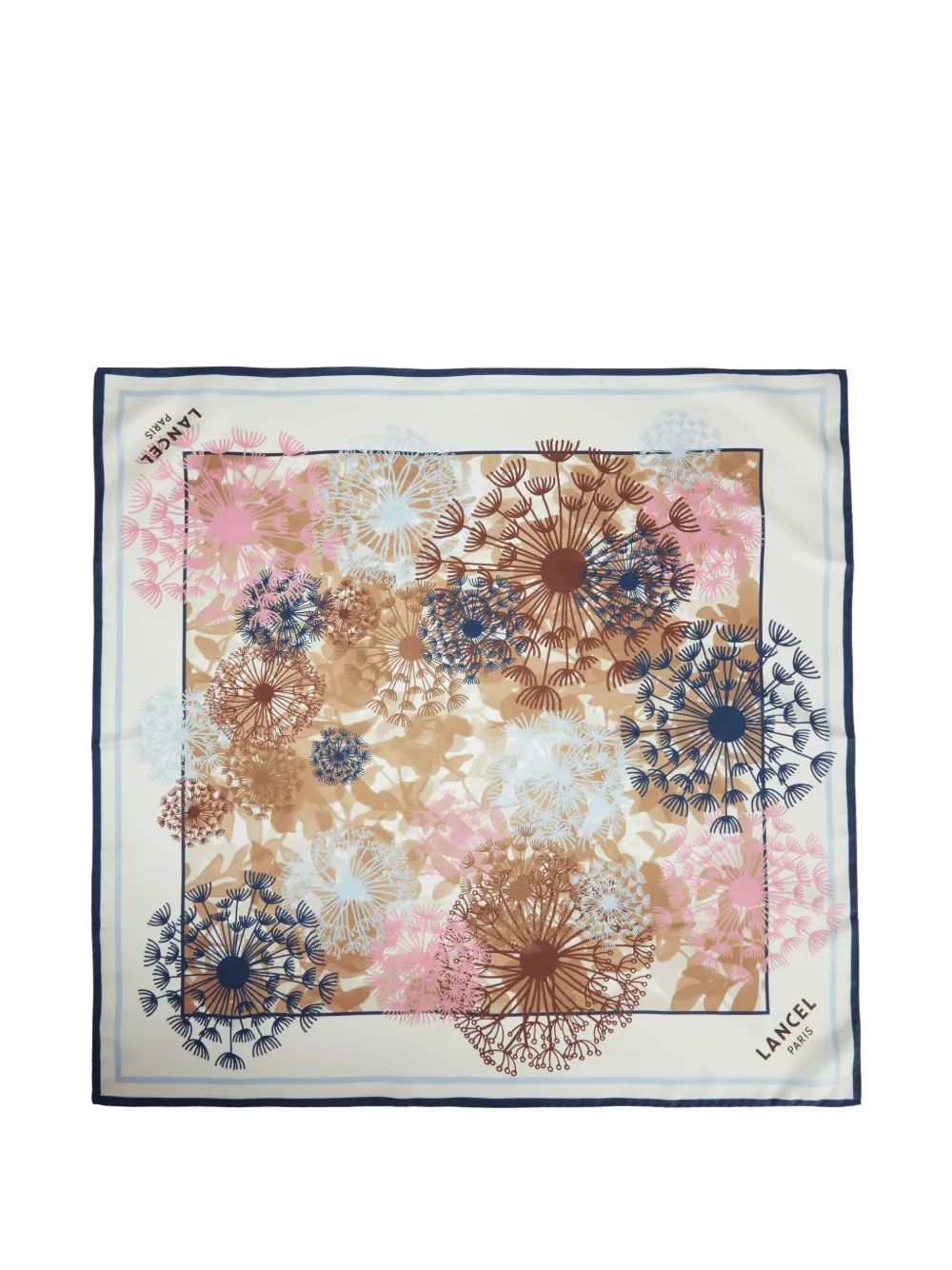 Lancel feux d'artifice mofif scarf - Toni neutri