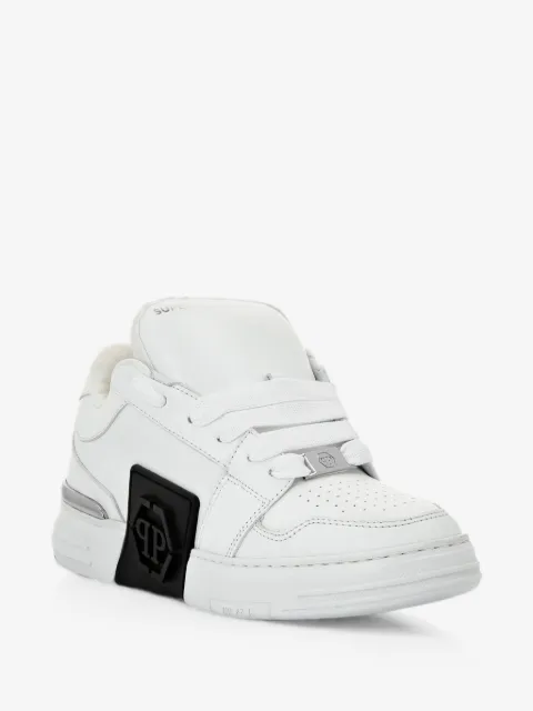 Philipp Plein logo-plaque perforated sneakers