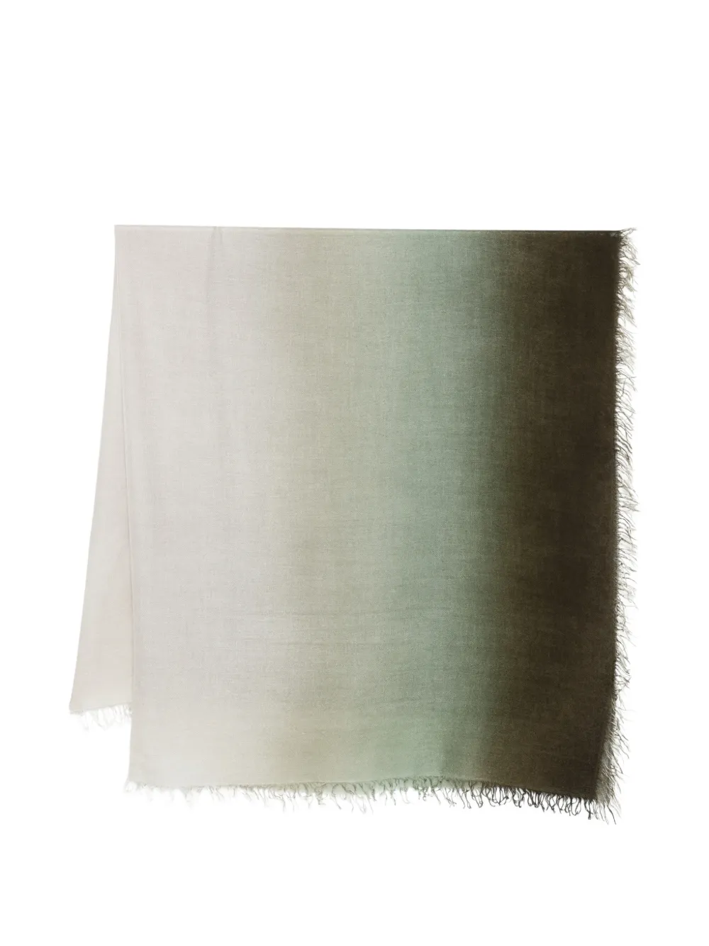 Faliero Sarti Enrichetta fringed scarf - Verde