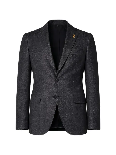 Pal Zileri logo-plaque single-breasted jacket