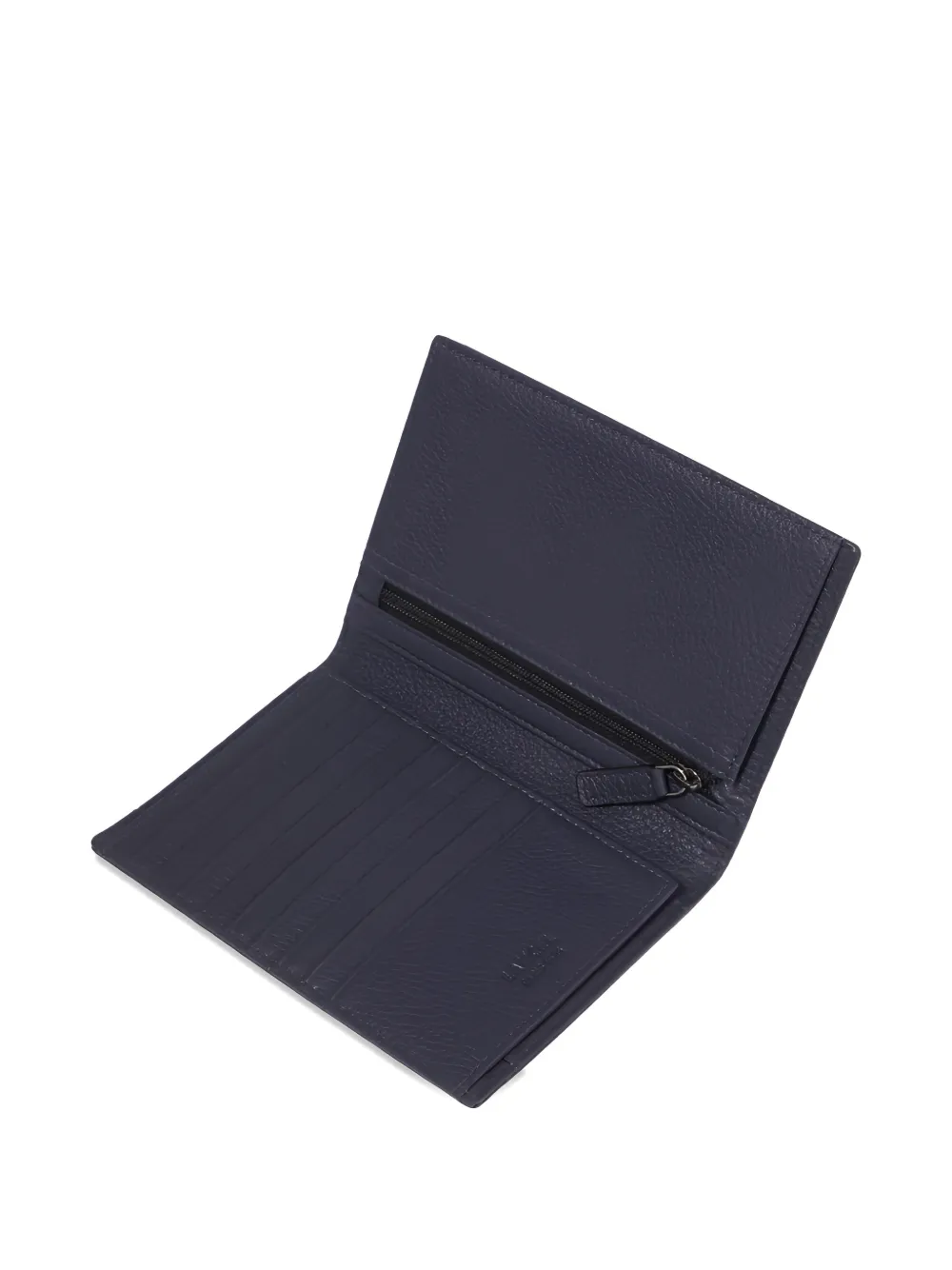 Lancel Driver 9CC leren portemonnee met rits Blauw