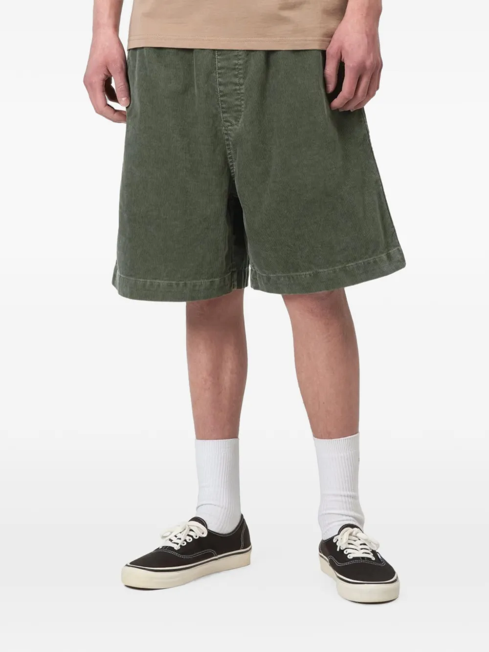 Carhartt WIP Reynold shorts met elastische tailleband Groen