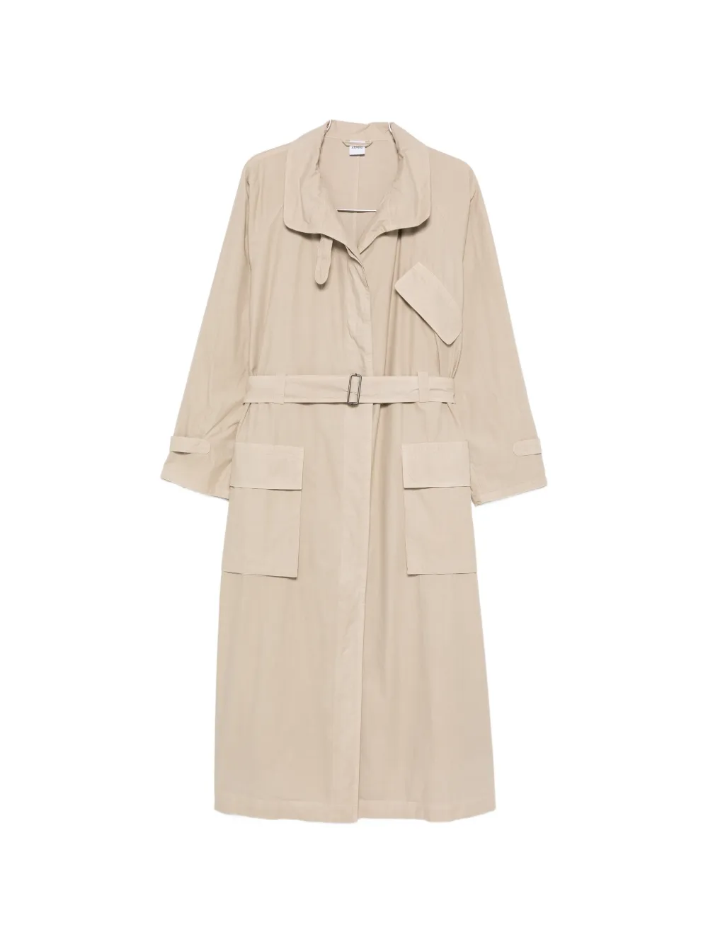 ASPESI patch pocket belted coat - Toni neutri