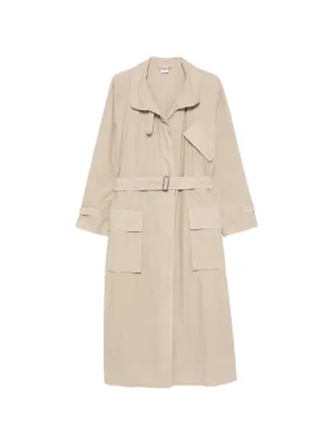 Max Mara ベルテッド ダブルコート | ブラウン | FARFETCH JP
