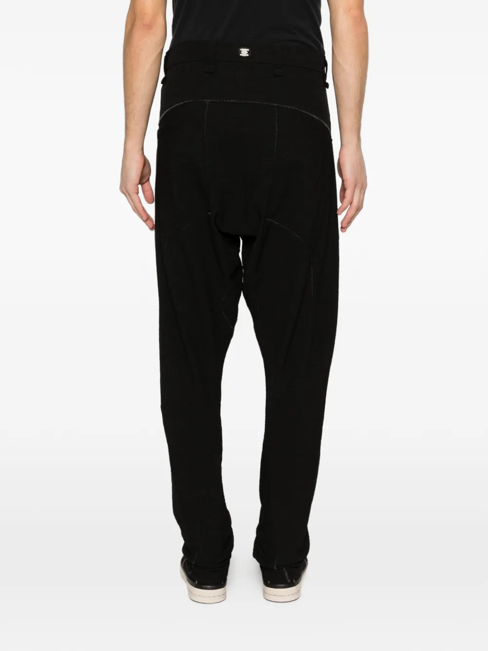 69 BY ISAAC SELLAM Shorts met textuur Zwart