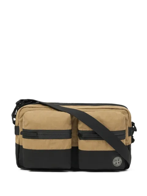 Stone Island Ripstop zipped pocket shoulder bag
