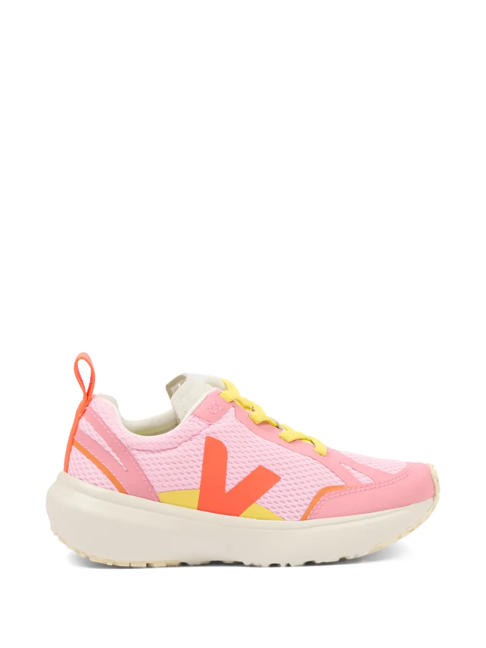 VEJA Kids logo-patch sneakers Roze