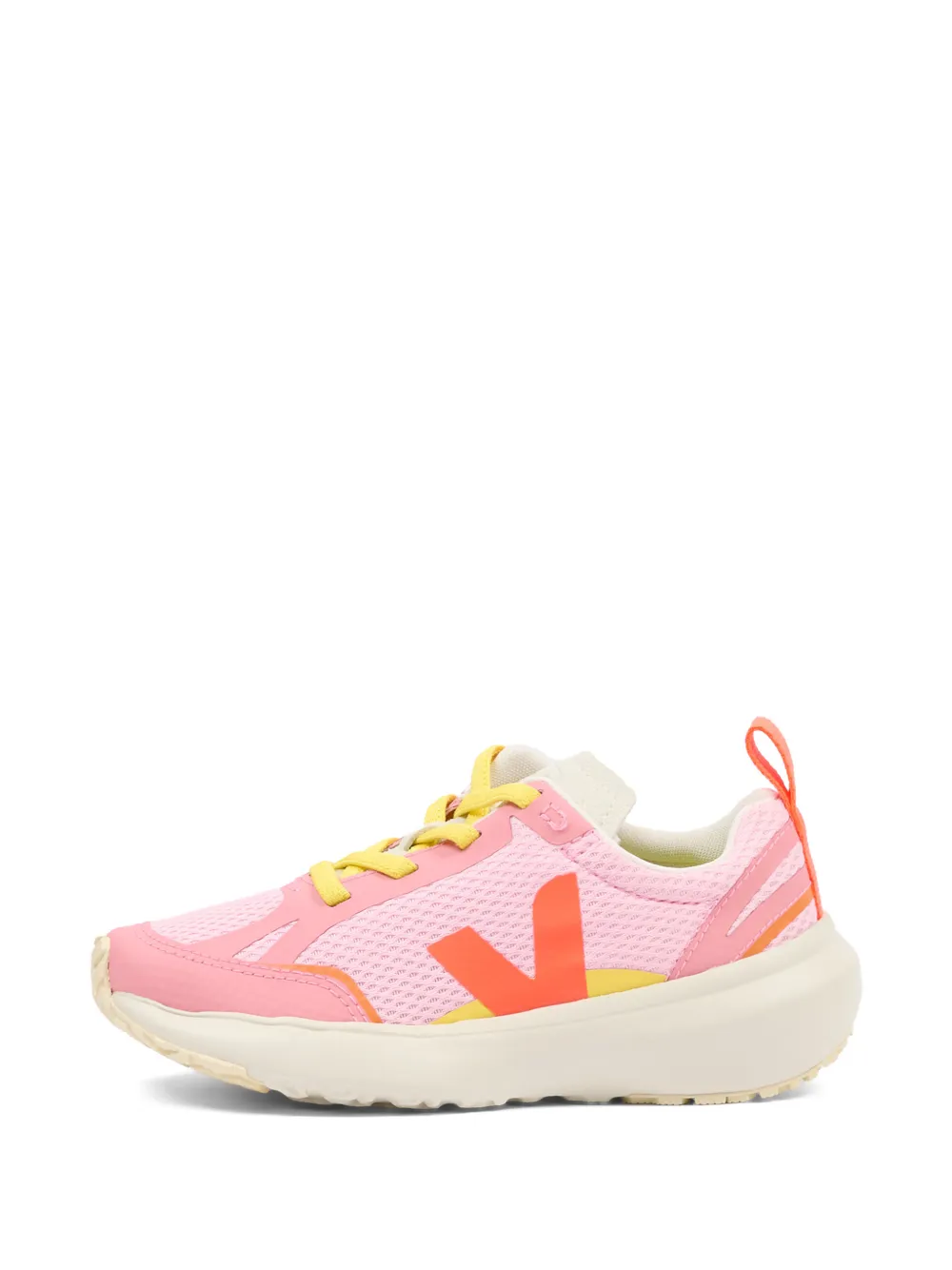 VEJA Kids logo-patch sneakers Roze