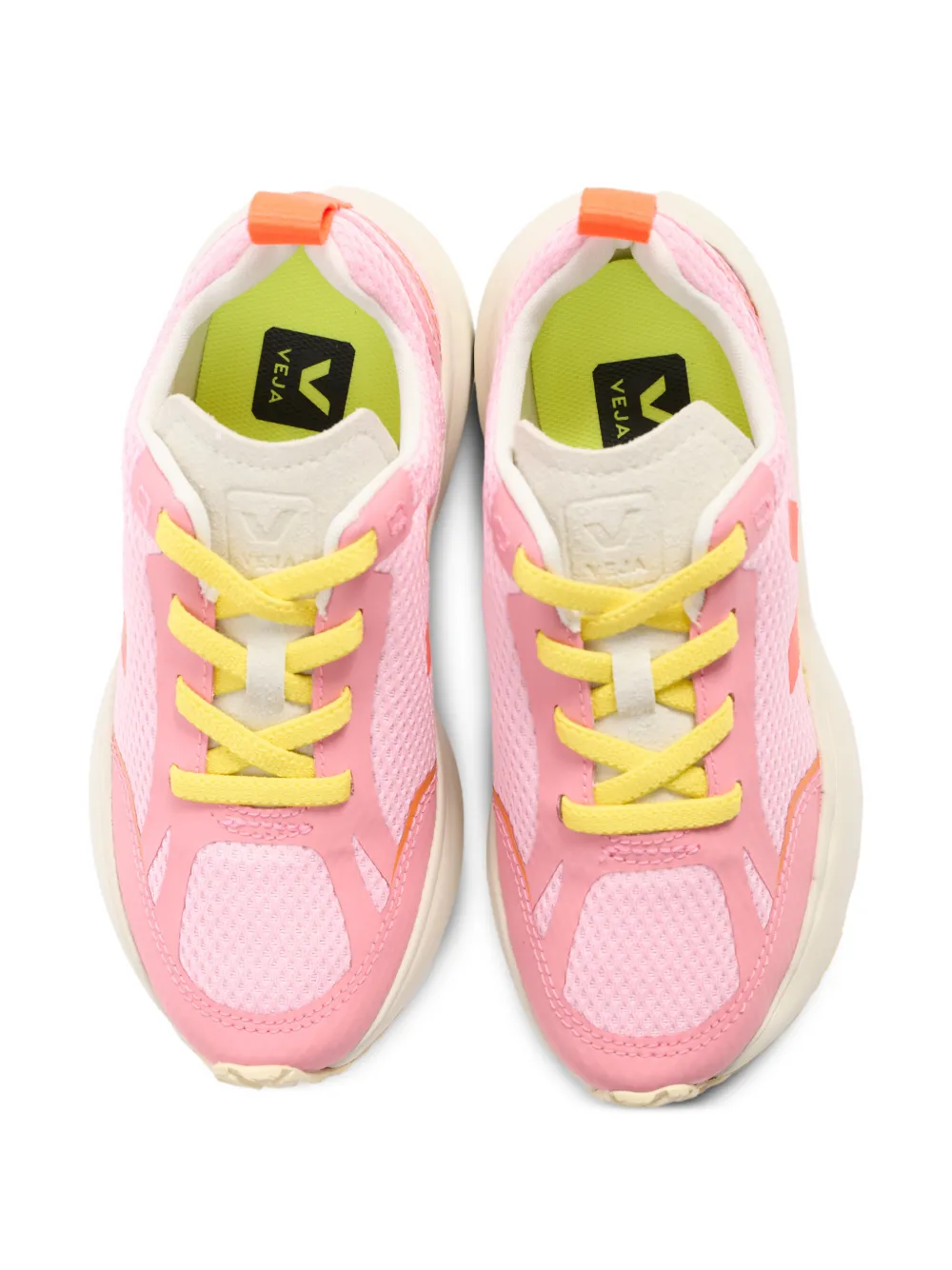 VEJA Kids logo-patch sneakers Roze
