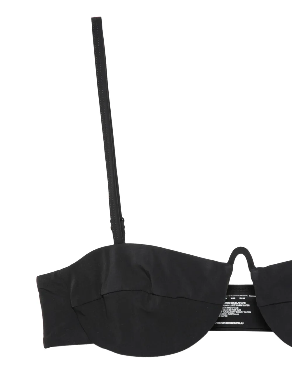  Christopher Esber Top De Bikini Porto - Negro 