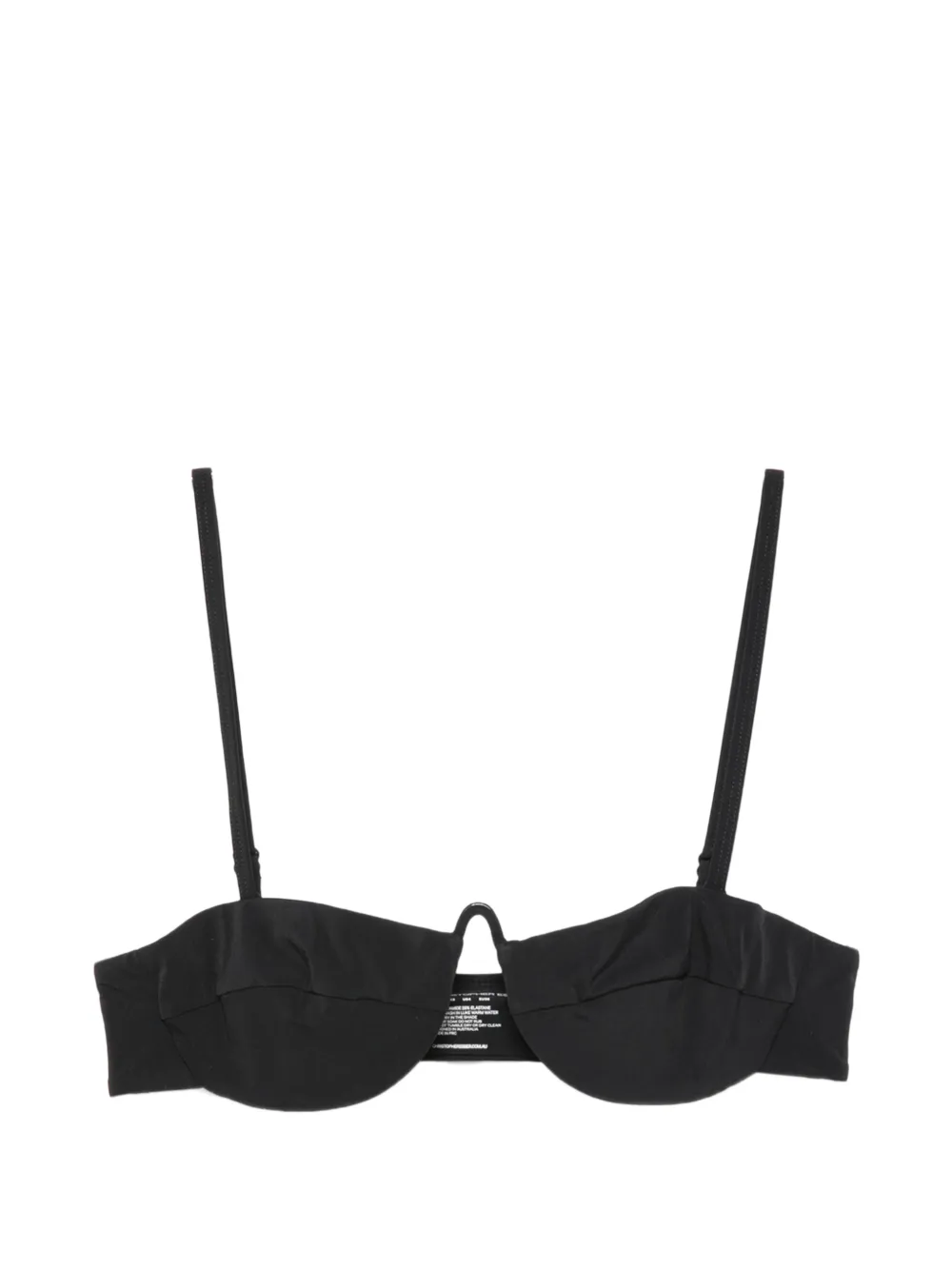 Christopher Esber Porto bikini top - Schwarz