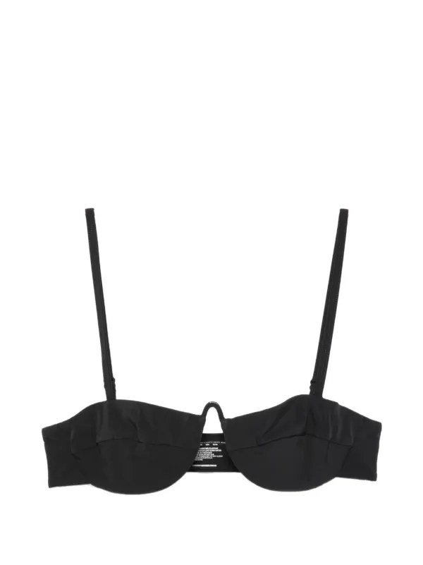 Christopher Esber Porto Bikini Top in Black
