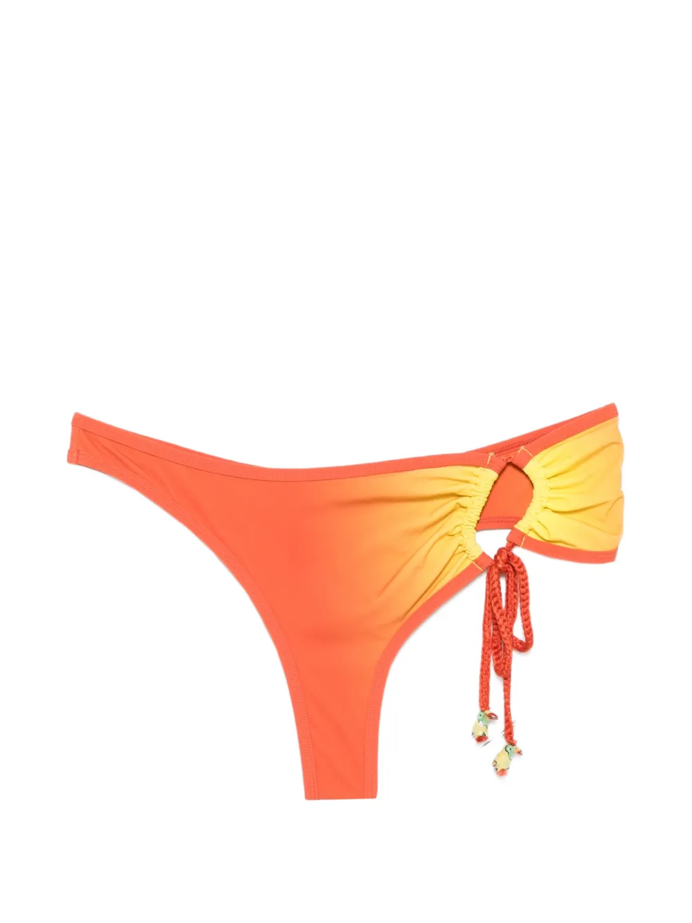 Christopher Esber Cusa side-tie bikini bottoms - Arancione