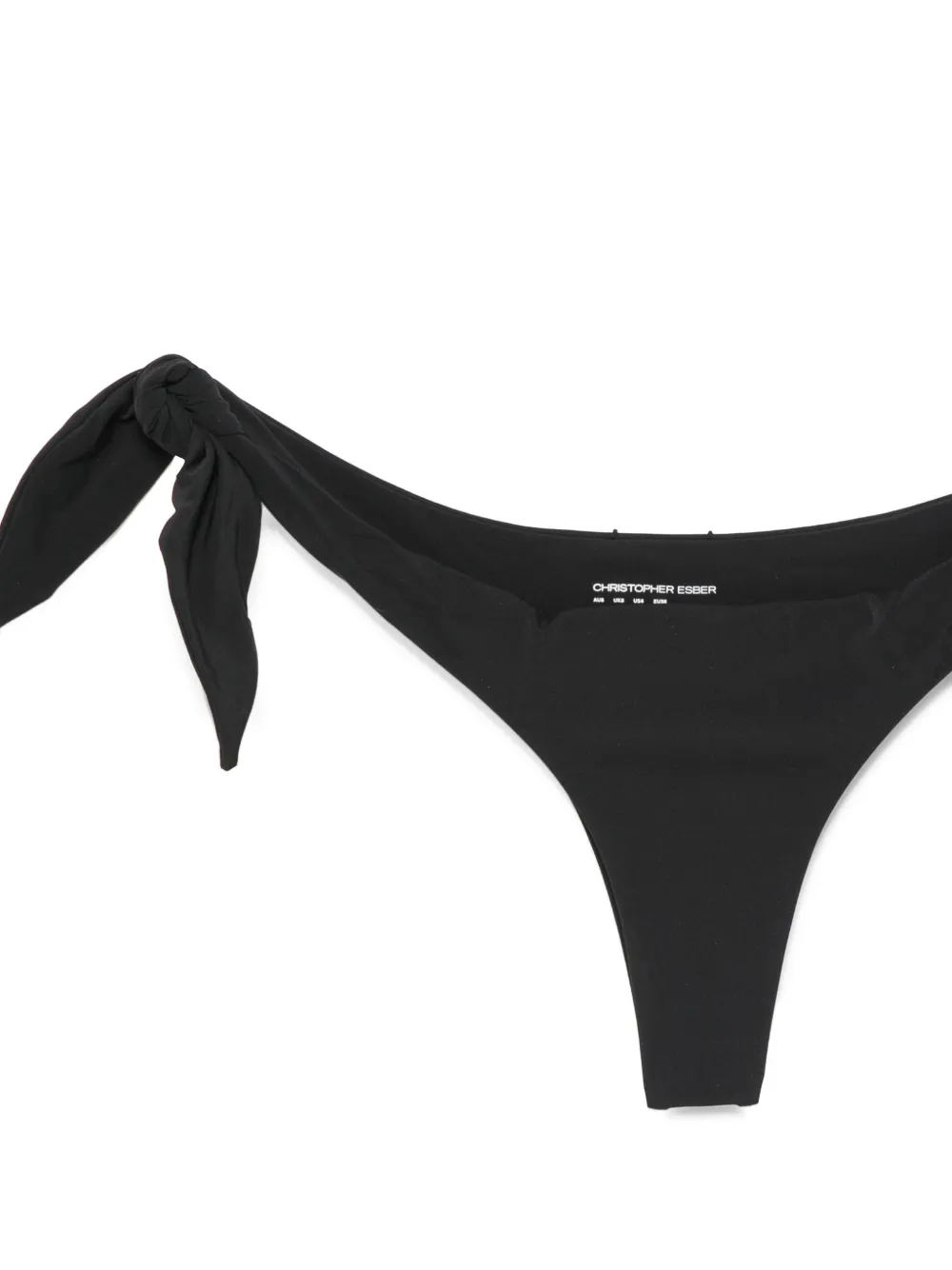 Christopher Esber Porto bikinislip met gestrikte zijkant Zwart