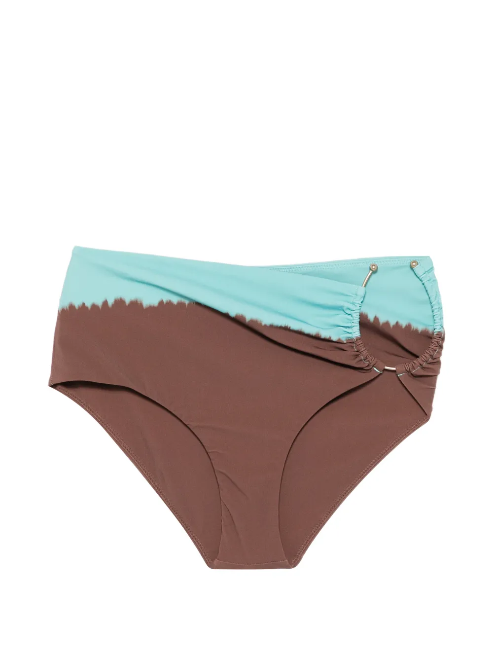 Christopher Esber U Prong ombre bikini briefs - Marrone
