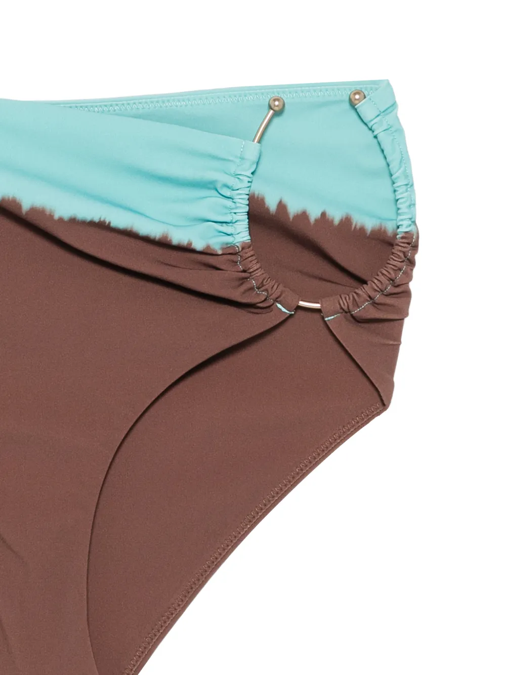 Christopher Esber U Prong bikinislip met ombré-effect Bruin