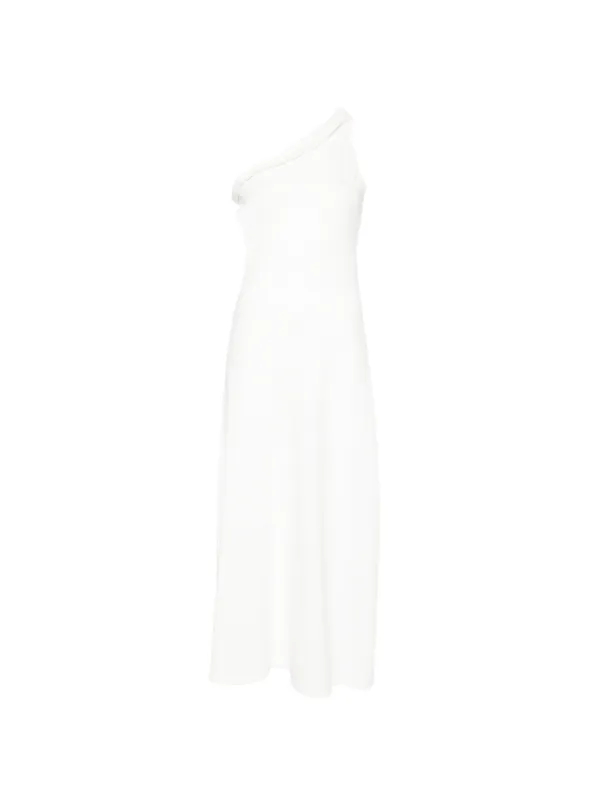 christopher esber white cut out dress Christopher Esber Slashed Knit Dress in Ivory